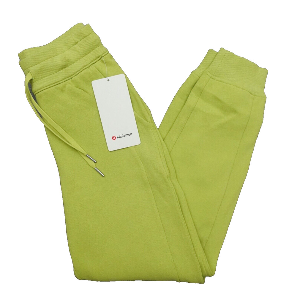 New Lululemon Size 0 Scuba High Rise Jogger WSBI Wasabi Green $118